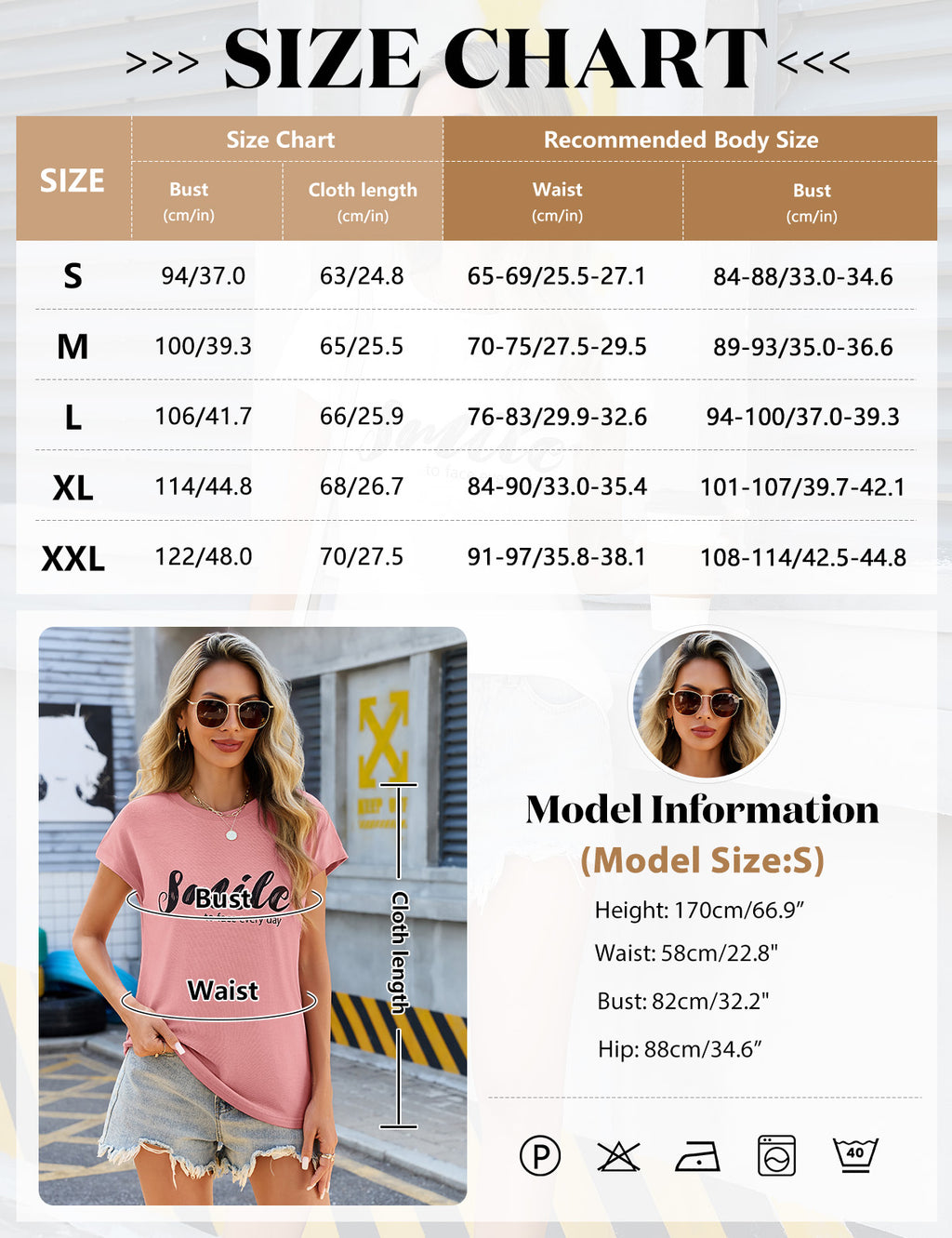 CMTOP T-Shirt Women's Tops Summer Casual Crew Neck Capsleeve T Shirts for Daily, Holiday